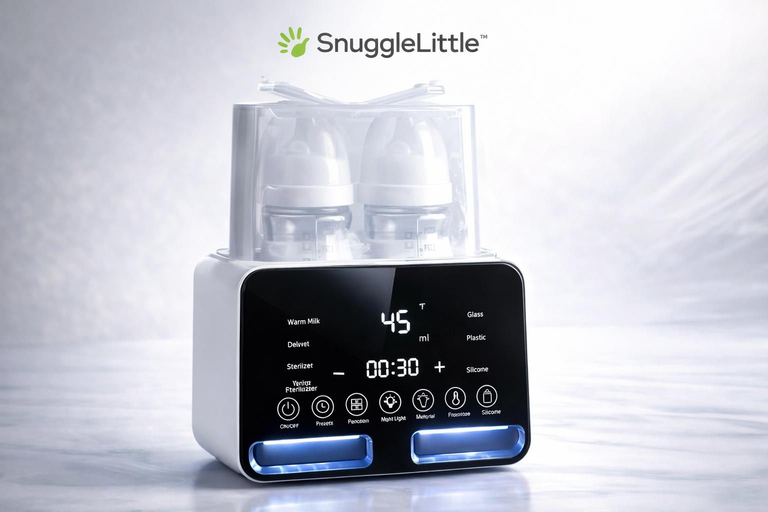 🍼 SmartHeat™ 6-in-1 Baby Bottle Warmer & Sterilizer