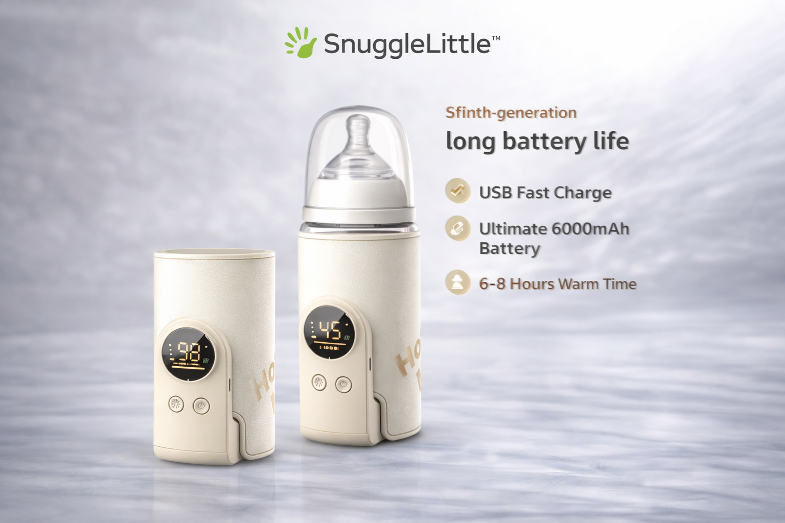 🍼 HeatGo™ Pro Portable Bottle Warmer