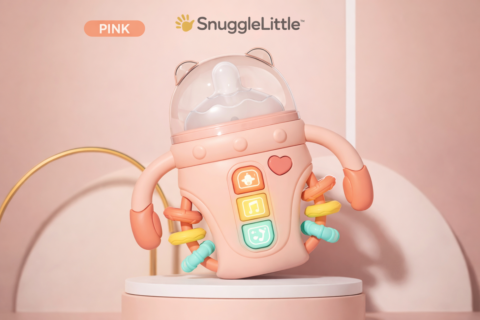 🧸 SnuggleLittle™ Interactive Sensory Bottle Toy