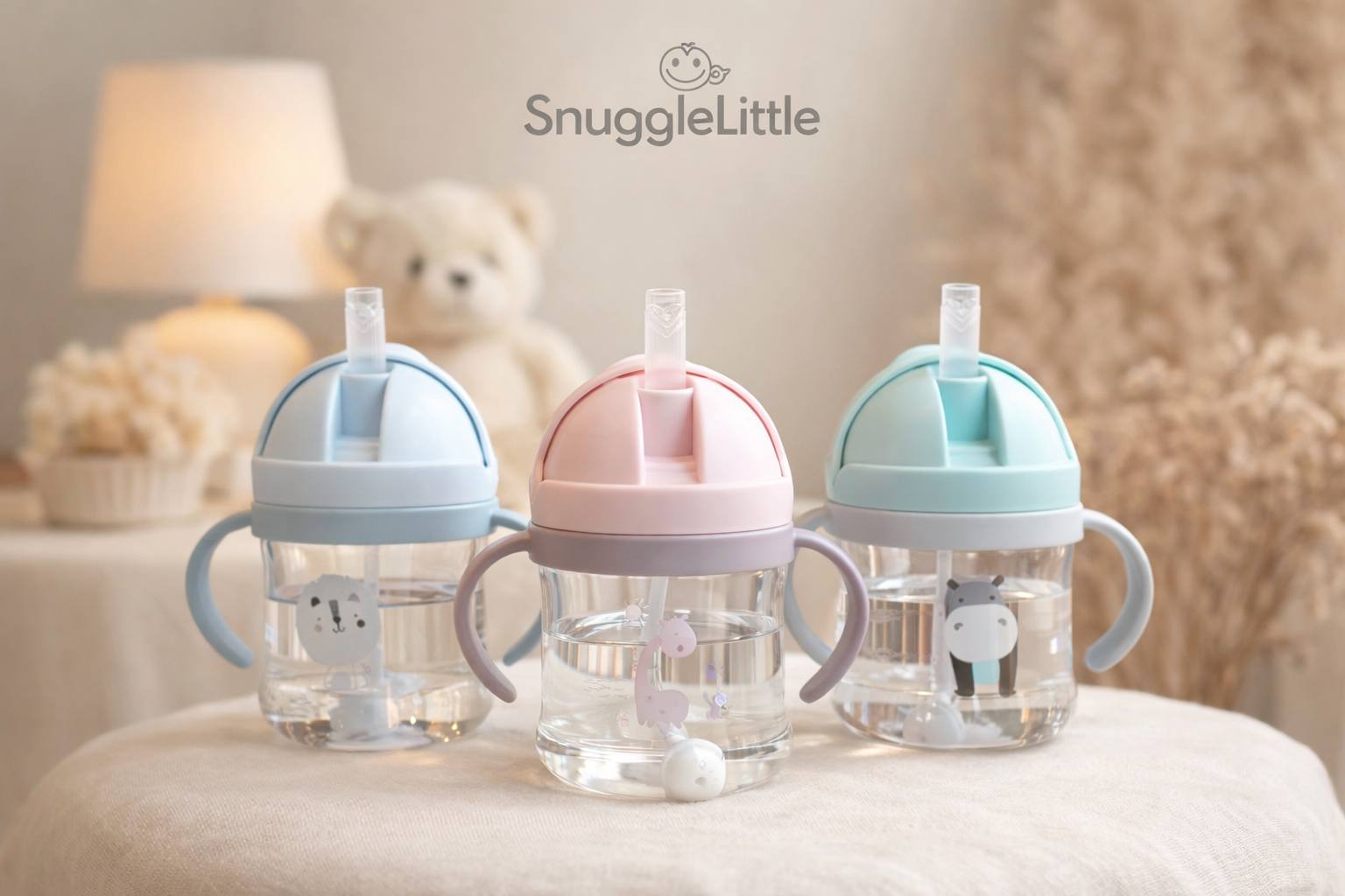 250ml 💖 SnuggleLittle™ Premium Baby Sippy Cup