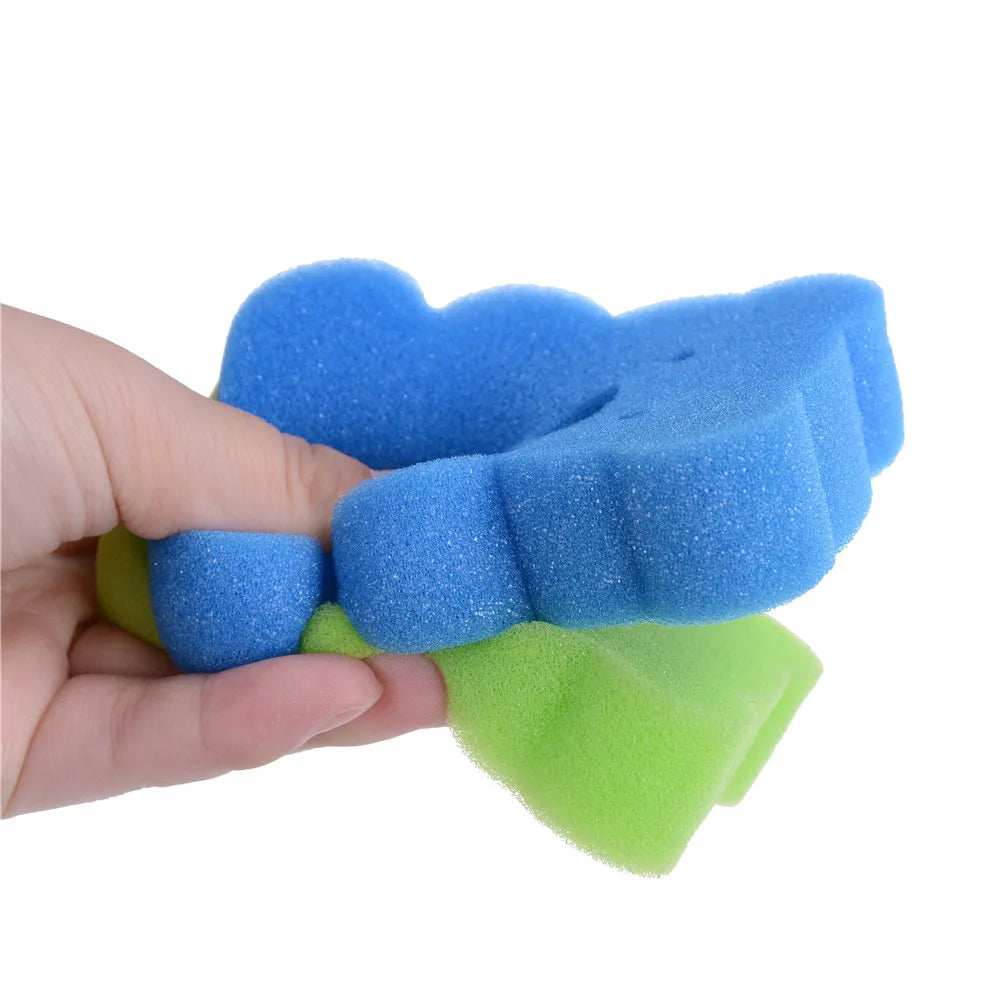 New Baby Infant Shower Wash Bath Brushes Towel Accessories Child Bath Brushes Sponge Rub Sponge Cotton Rubbing Body