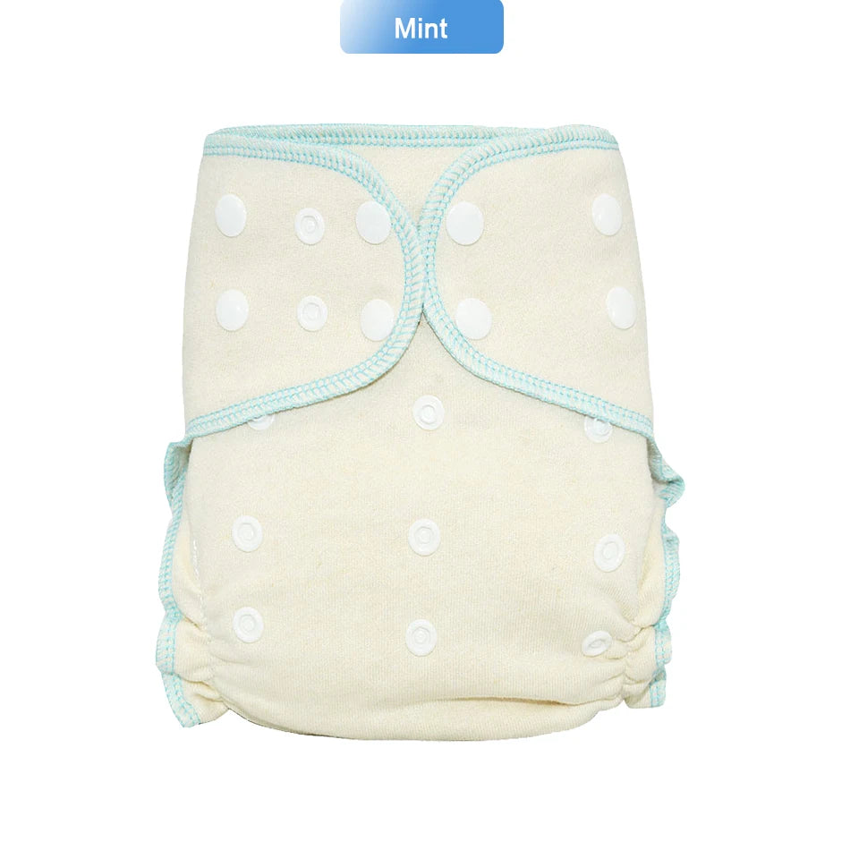 EezKoala ECO-Friendly  OS Hybrid Fitted Cloth Diaper Reusable Night AIO&AI2 Baby Nappy Washable Hemp Cotton Cloth Diaper