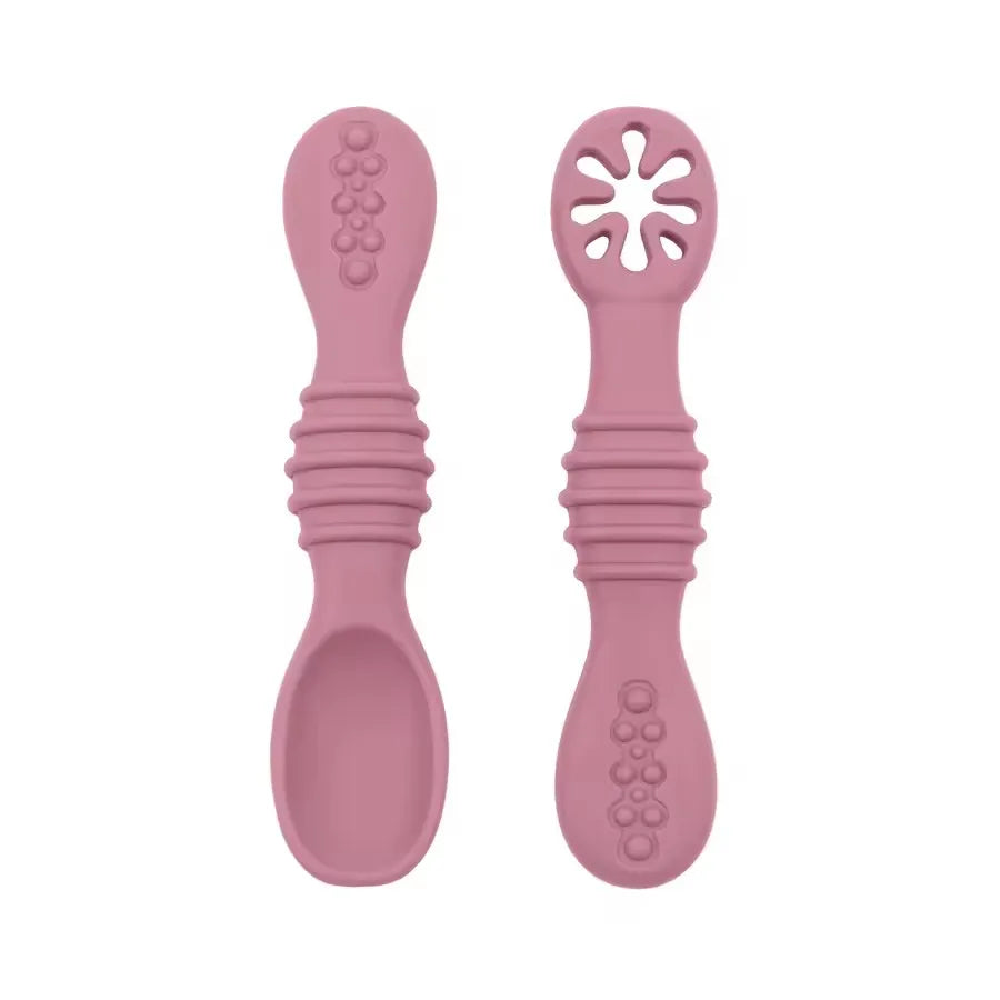 5PCS Baby Fruit and Vegetable Teether Silicone Hand Ring Food Supplement Squeezing Rabbit Shape Bite Feeding Tableware BPA Free