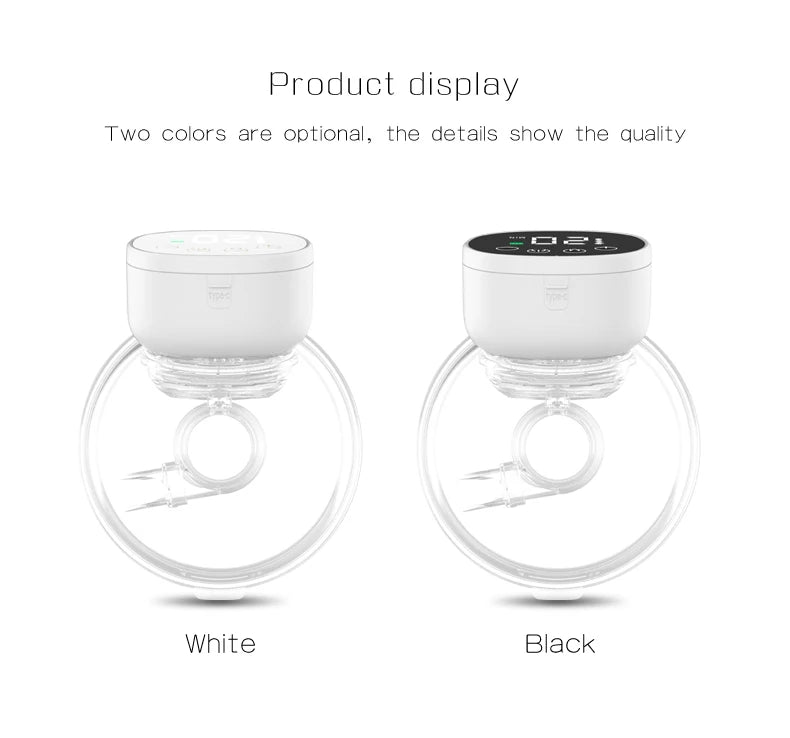 MY-376 Hands-Free Wearable Electric Breast Pump - Silent, 3 Modes, 9 Levels (180ML)