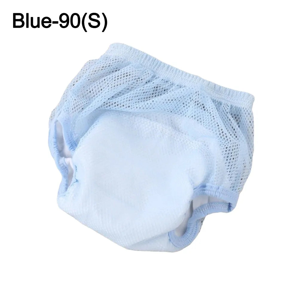 Soft Cotton Baby Training Pants Waterproof Breathable Baby Washable Diaper Absorbent Leakproof Reusable Nappies for Boys Girls