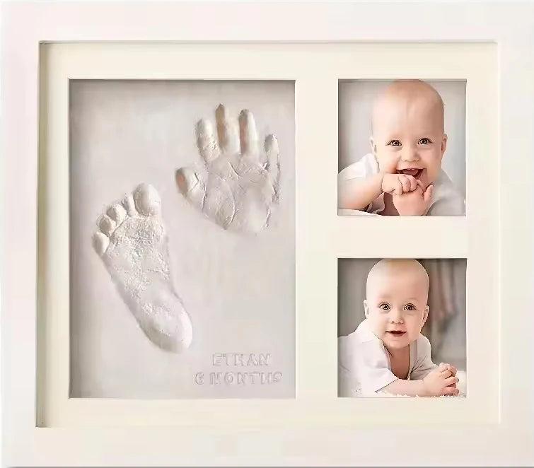 Baby Hands and Footprints Clay Photo Frame Create Lasting Memories with This Baby Hand and Footprints Kit Gifts for Boys Girls