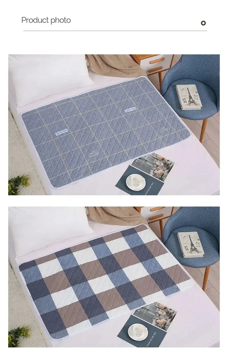 Washable Baby Urine Mat Cute Breathable Bed Protector