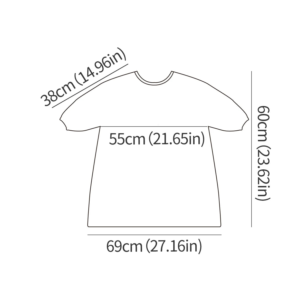 1Pc 100%Polyester Waterproof Highchair Coverall Baby Feeding Bib Long Sleeve Eating Smock Bib for 0-2Years Babies