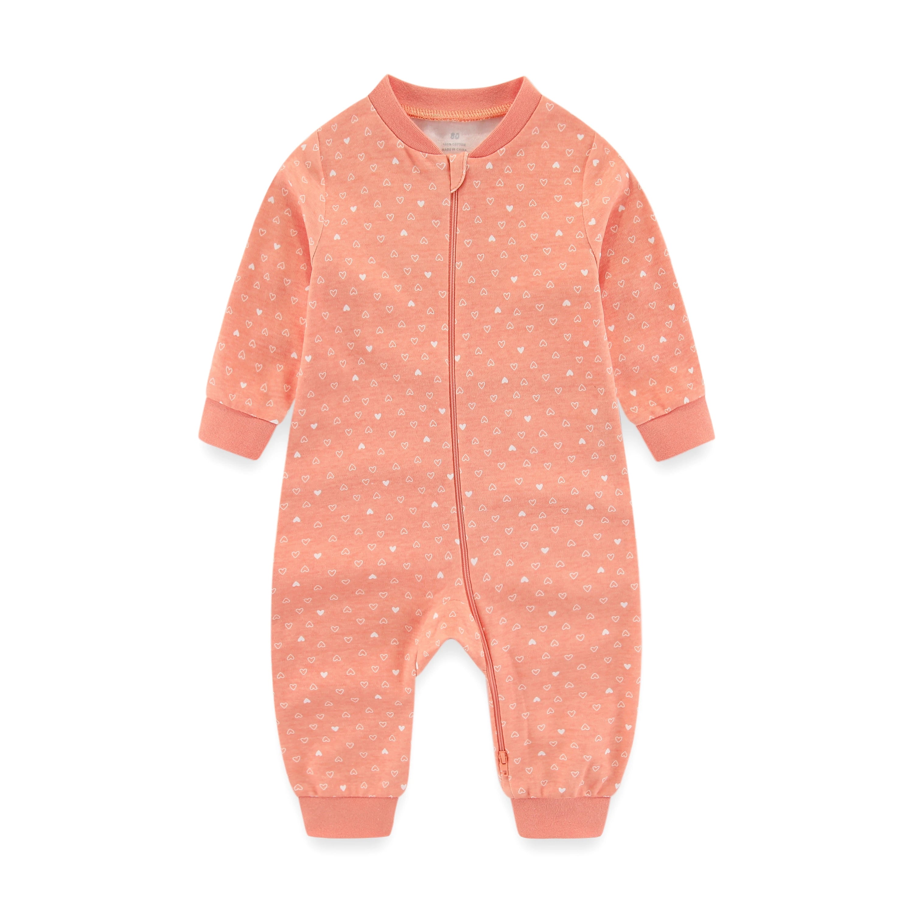 Newborn Baby 2-Way Zipper Romper