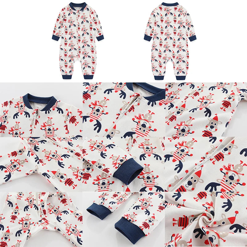 Newborn Baby 2-Way Zipper Romper