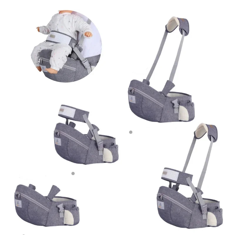 Ergonomic Baby Carrier Hip Seat , Portable Infant Sling