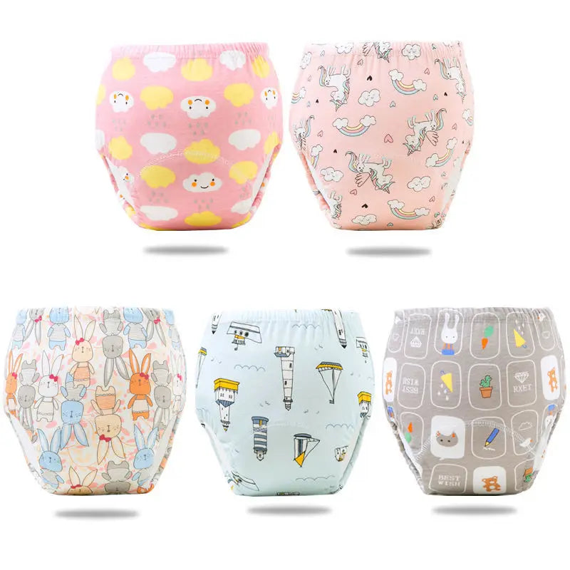 Reusable Elinfant Ecological Baby Diaper Training Pants Waterproof Washable Cotton Cleanliness Learning Panties Breathable Cloth