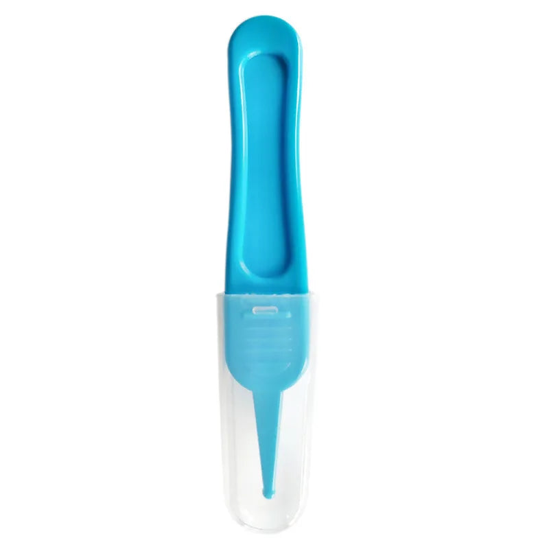 Baby Nose Cleaning Tweezers Infant Ear Nose Navel Clean Tool Safe Baby Dig Booger Clips Snot Removal Newborn Cleaning Supplies