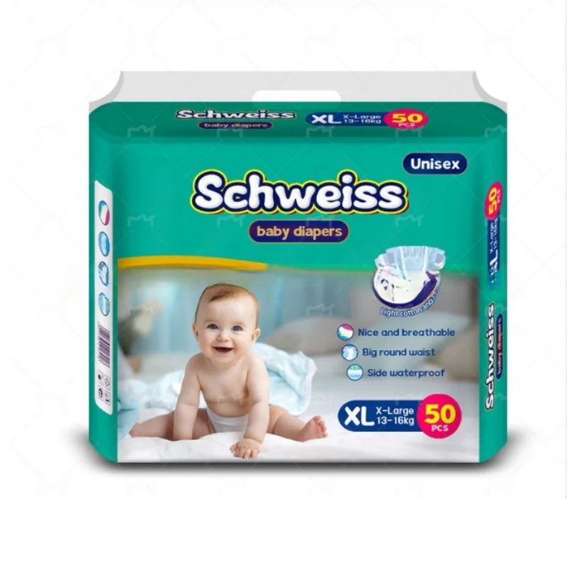 50pcs/1pack Diaper Newborn Infant Baby Cloth Diapers for Newborns Ultra-Thin Breathable Baby Panties Diapers Diaper Bag Fralda