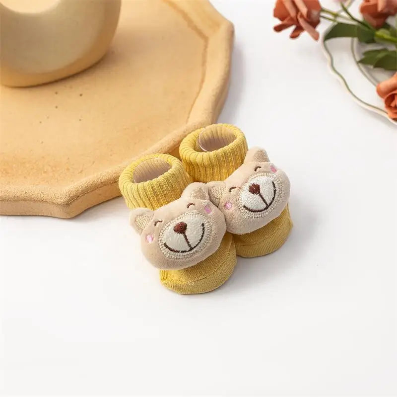 Cute Baby Boy Socks Anti‑Slip Cotton Toddler Floor Socks