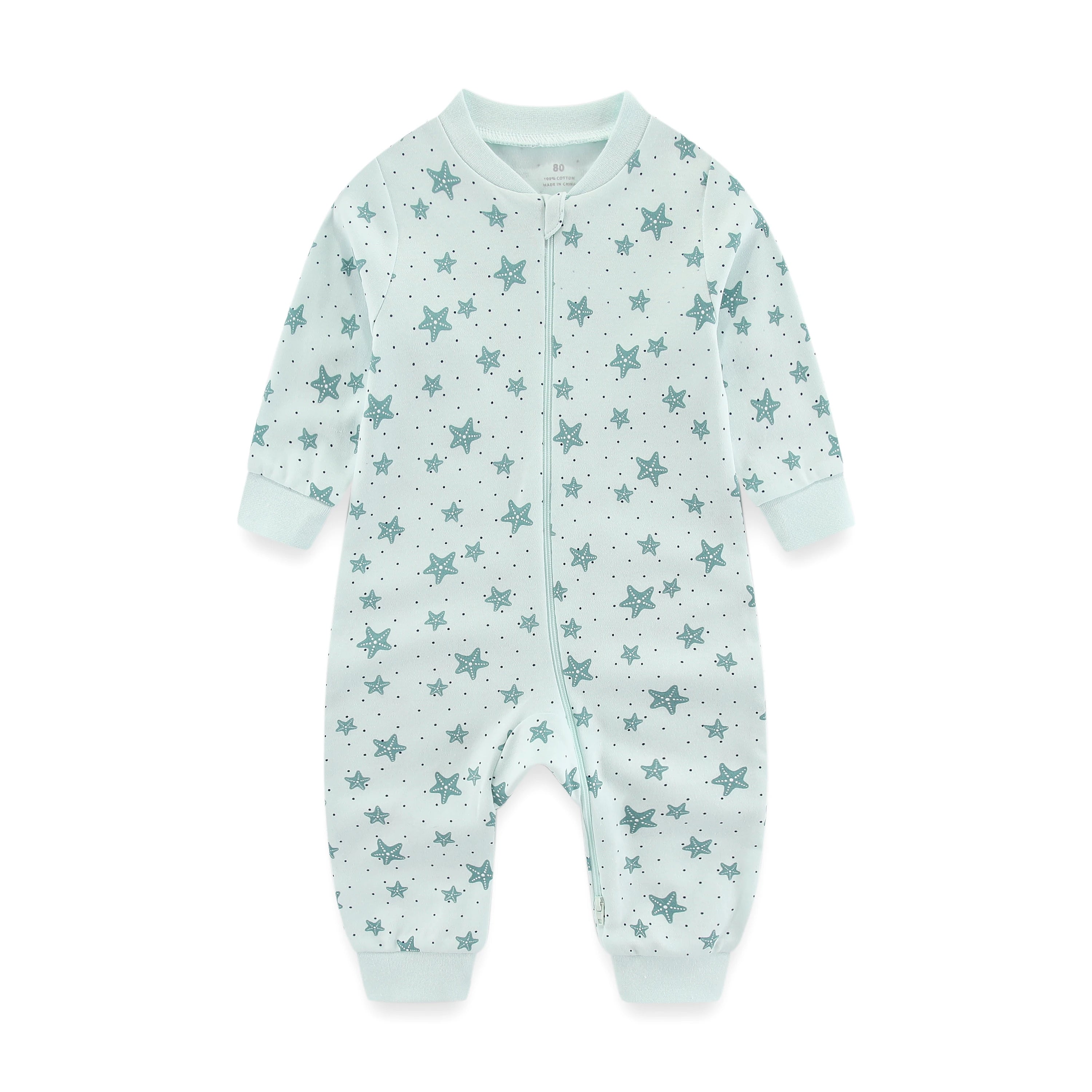 Newborn Baby 2-Way Zipper Romper