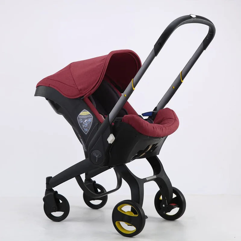 Babyfond 4-in-1 Baby Stroller & Car Seat | Convertible, Compact Fold  for Newborn-Toddler All-in-One Travel System