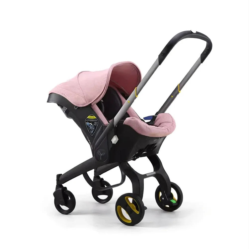 Babyfond 4-in-1 Baby Stroller & Car Seat | Convertible, Compact Fold  for Newborn-Toddler All-in-One Travel System