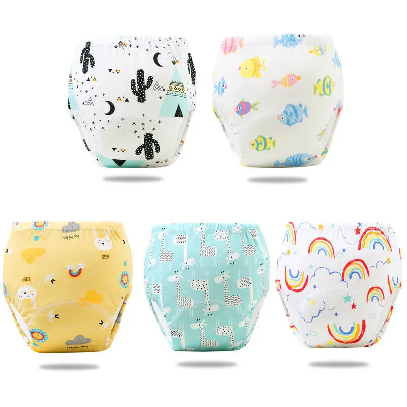 Reusable Elinfant Ecological Baby Diaper Training Pants Waterproof Washable Cotton Cleanliness Learning Panties Breathable Cloth
