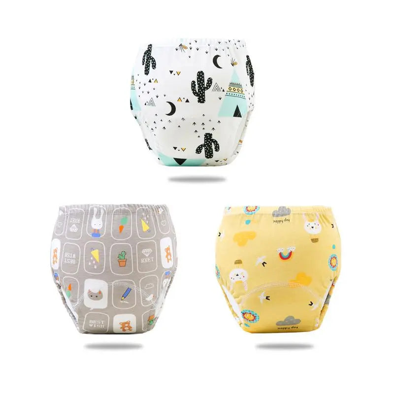 Reusable Elinfant Ecological Baby Diaper Training Pants Waterproof Washable Cotton Cleanliness Learning Panties Breathable Cloth