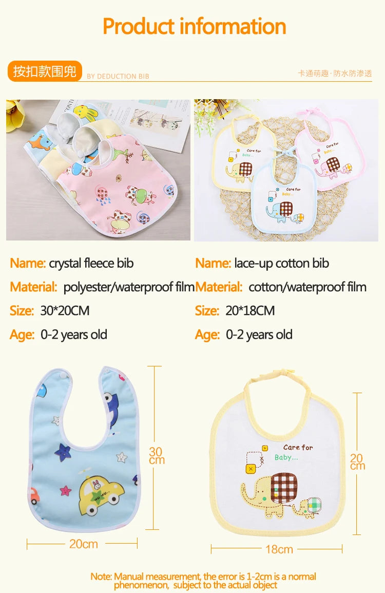 Baby Bibs for Children – Waterproof Feeding & Burp Bibs