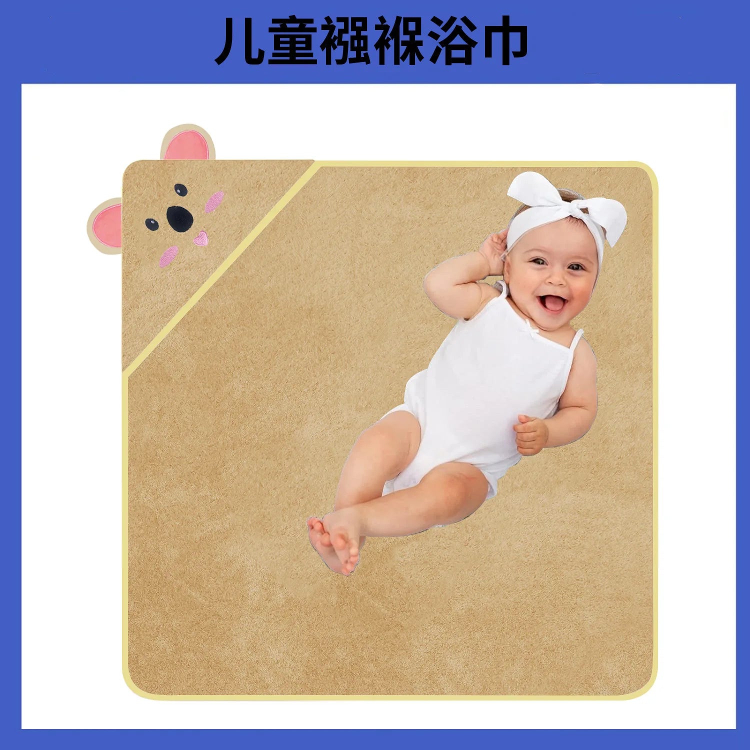 Cute Cartoon Hooded Coral Fleece Baby Towel Newborn Swaddle Hug Quilt Bath Towel for Infants Soft Comfortable New Baby Gift