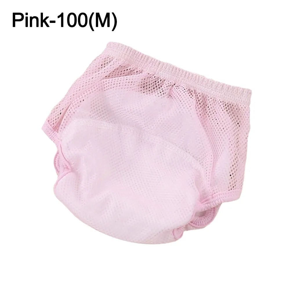 Soft Cotton Baby Training Pants Breathable Leakproof Baby Washable Diaper Waterproof Absorbent Diaper Pants Newborn