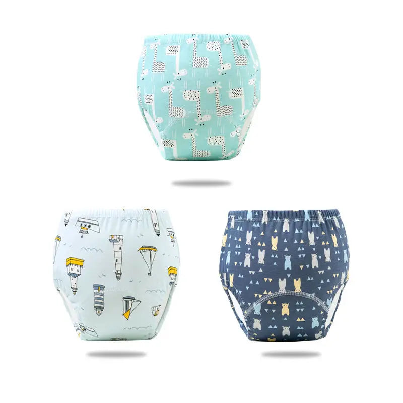 Reusable Elinfant Ecological Baby Diaper Training Pants Waterproof Washable Cotton Cleanliness Learning Panties Breathable Cloth
