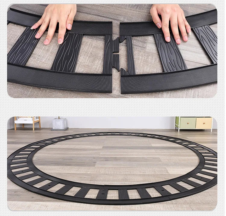 Electric Train Kids Riding Toy Ailway Can Carry Train Rail Car Train Cabin Classical Model Baby Walker Stroller Toys Child Gifts