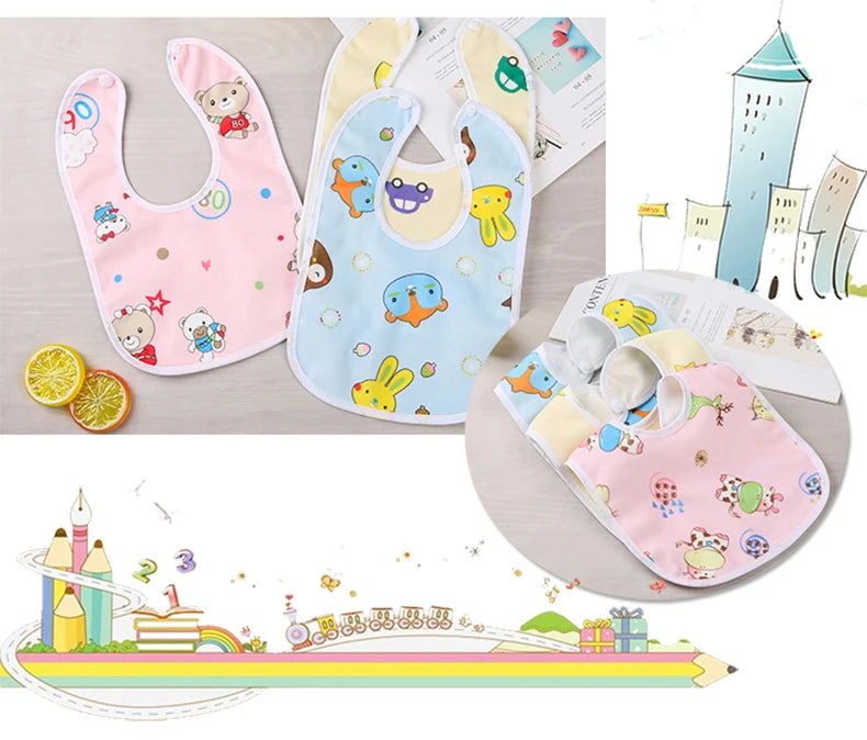 Baby Bibs for Children – Waterproof Feeding & Burp Bibs