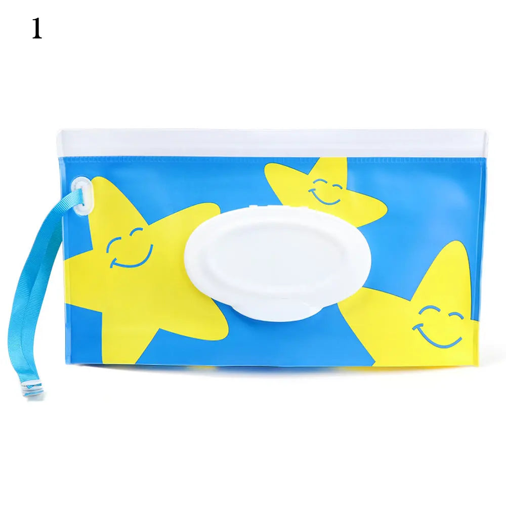 EVA Baby Wet Wipe Pouch Wipes Holder Case Reusable Refillable Wet Wipe Bag NEW Outdoor Tissue Box Portable Stroller Accessories