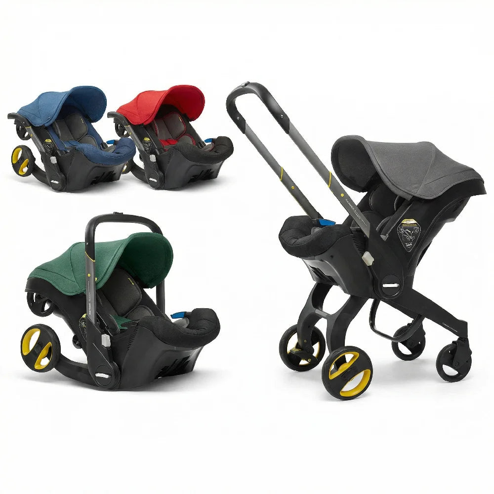 Babyfond 4-in-1 Baby Stroller & Car Seat | Convertible, Compact Fold  for Newborn-Toddler All-in-One Travel System