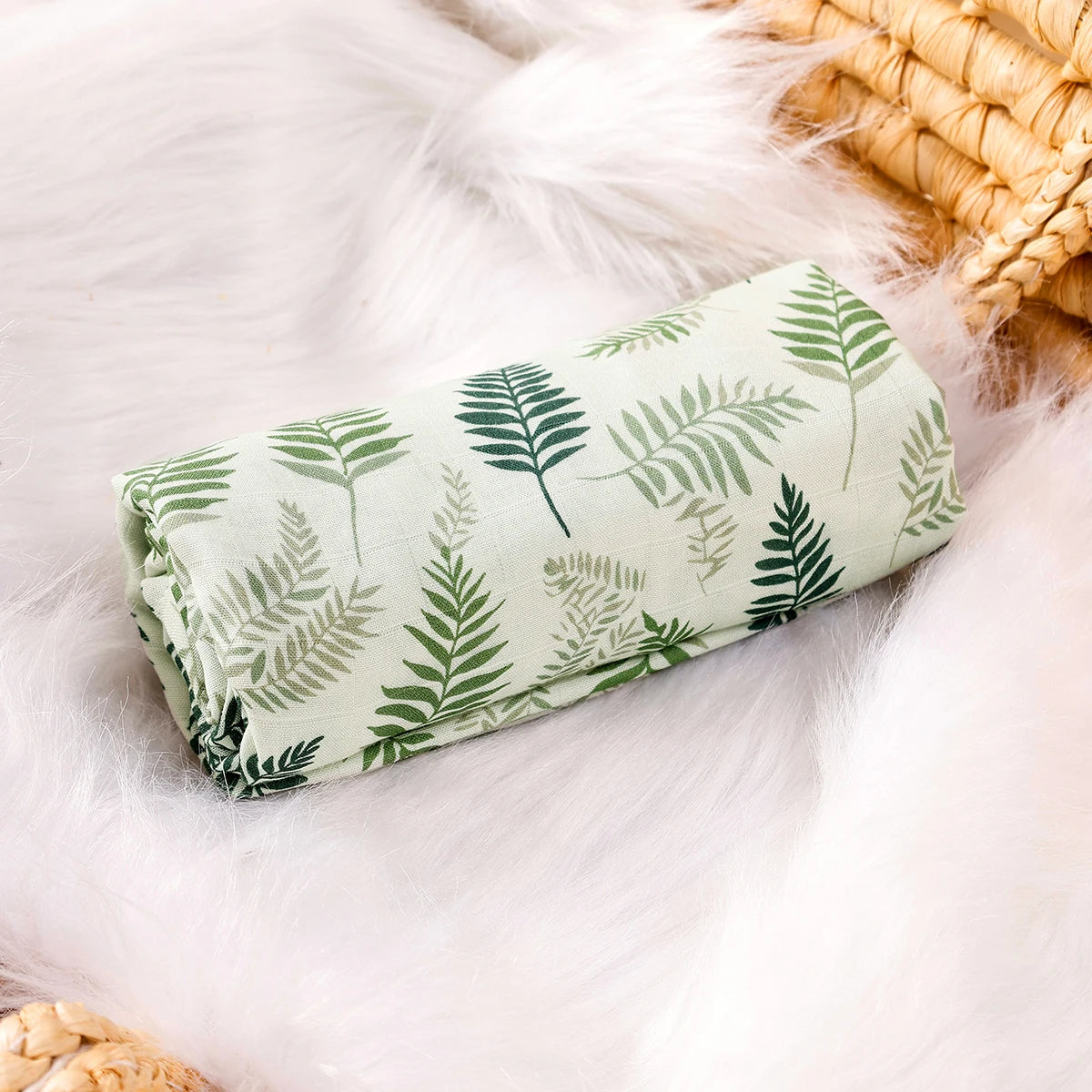 Bamboo Cotton Baby Muslin Swaddle Blankets for Boys and Girls Breathable and Skin-Friendly Receiving Newborn Blanket Wrap