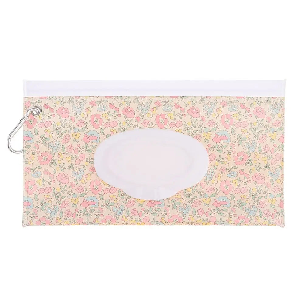 EVA Baby Wet Wipe Pouch Portable Buckle Wipes Holder Case Flip Cover Snap-Strap Reusable Refillable Wipe Bag Outdoor Tissue Box
