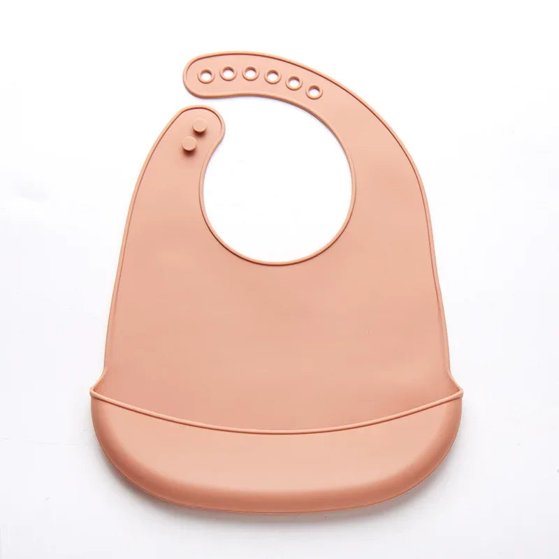 🧸 SnuggleLittle™ Premium Silicone Baby Bib