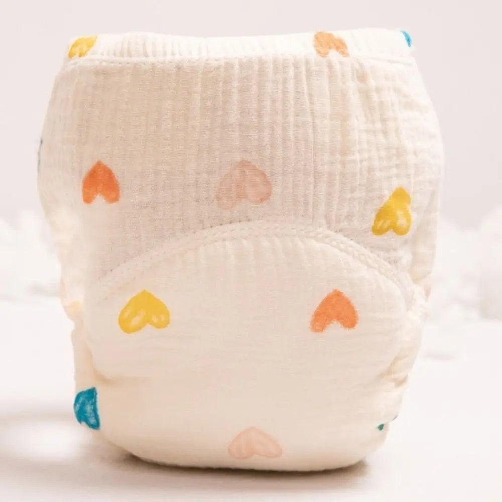 Cotton Gauze Baby Training Pants Breathable Waterproof Baby Washable Diaper Leakproof Washable Diaper Pants Toddler Use