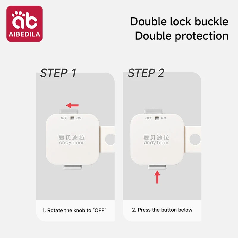 AIBEDILA Baby Safety Cabinet Drawer Locks  Adhesive Childproof Latches Straps for Drawer Door Baby Proofing Home Safety Locks