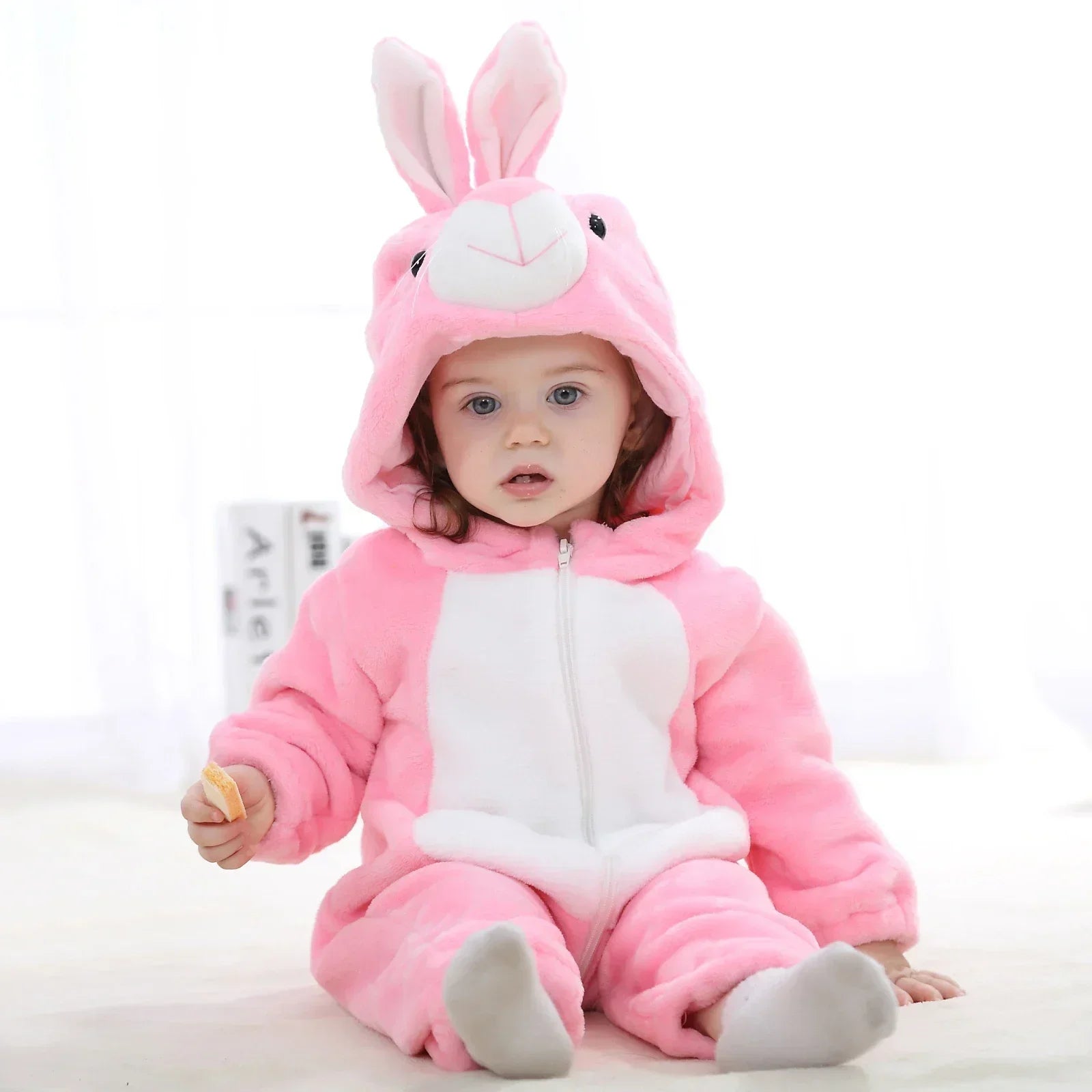 Kids Onesies Baby Rompers Winter Costume Flannel for Girl Boy Toddler Infant Clothes Animals Monkey Tiger Lion Unicorn Ropa Bebe