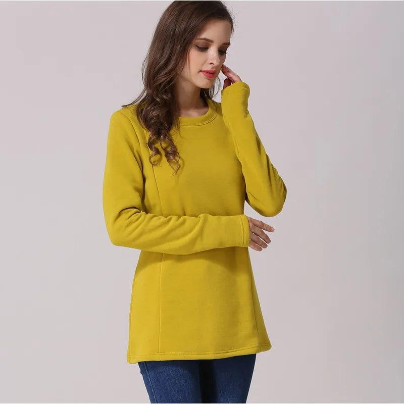 Maternity Clothes Winter Fleece Breastfeeding Hoodie Casual Pregnant Women Sweatshirt Postpartum Lactation T Shirts Nursing Tops