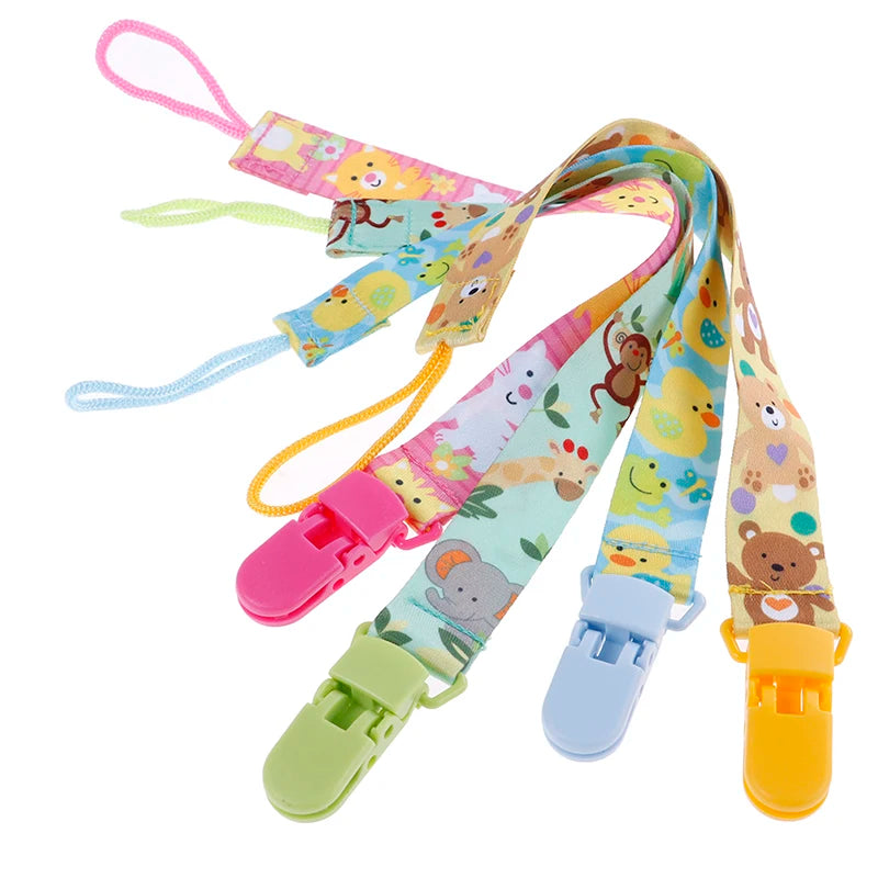 The New Baby Pacifier Clip Chain Dummy Holder For Nipples Children Pacifier Clips Pacifier Holder Adjustable Holder for Nipples