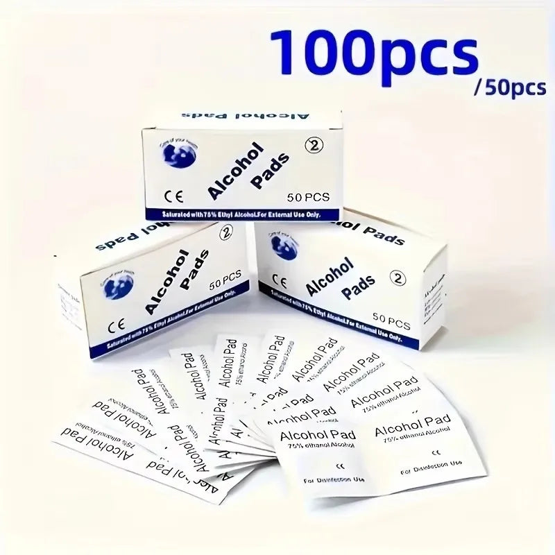 Portable individually packaged 75% alcohol cleaning wipes, suitable for mobile phones, tableware,public handrails, nails,toilets