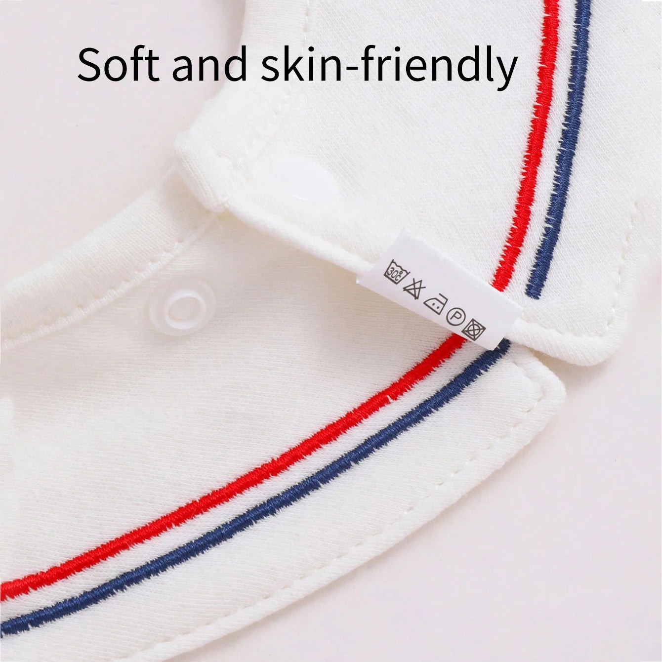 3Pcs Baby Crown Waterproof Drool Bibs, 360 ° Rotatable Design - Specially Designed for Drooling Babies to Prevent Wetting Clothes. Made of Pure Cotton. Exquisite Embroidery Craftsmanship. Perfect Gift for Babies for Parties,