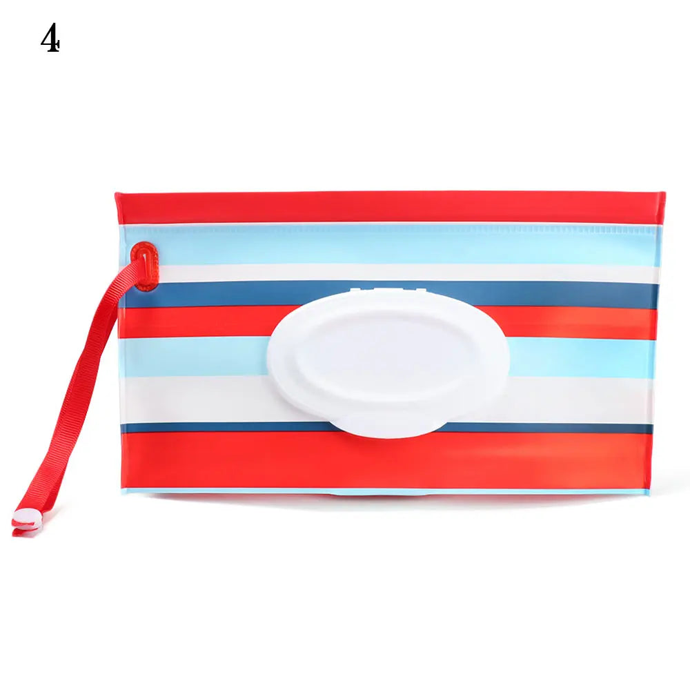 EVA Baby Wet Wipe Pouch Wipes Holder Case Reusable Refillable Wet Wipe Bag NEW Outdoor Tissue Box Portable Stroller Accessories