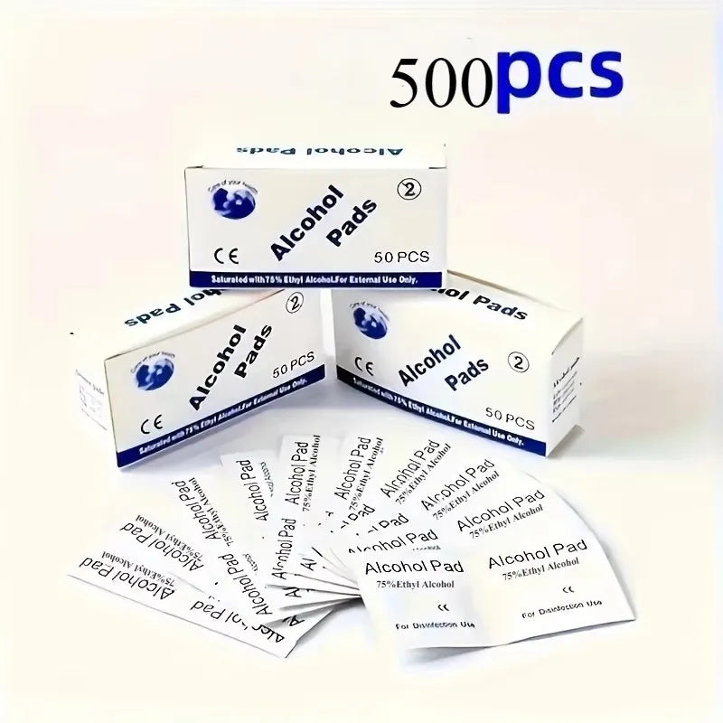 Portable individually packaged 75% alcohol cleaning wipes, suitable for mobile phones, tableware,public handrails, nails,toilets