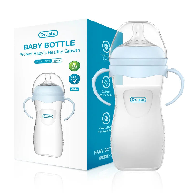 150/240/330ML Baby PP Bottle Newborn Baby Bottle with Handle Milk BottleFeeding Baby Bottles Newborn Feeding Supplies