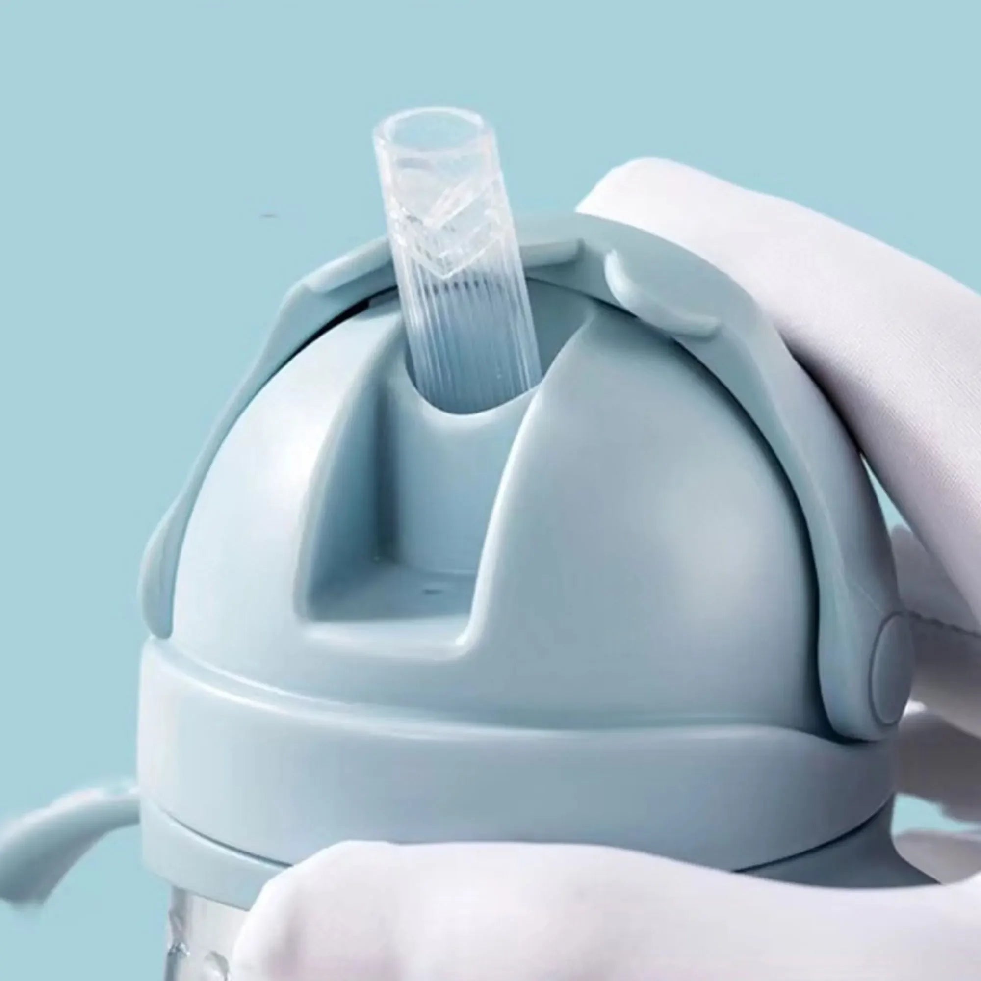 Cute Anti-Choking Duck Sippy Cup 350/250ml Gravity Ball Water Bottle for Kindergarten Children Baby Drinking Straw Cup