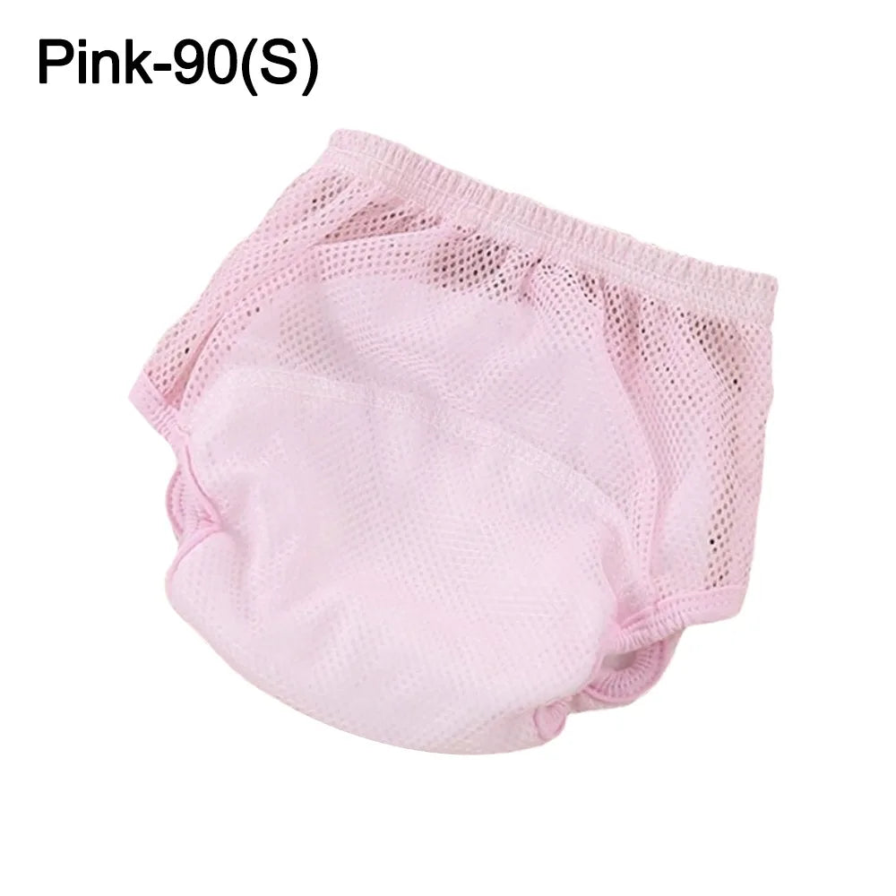 Soft Cotton Baby Training Pants Breathable Leakproof Baby Washable Diaper Waterproof Absorbent Diaper Pants Newborn