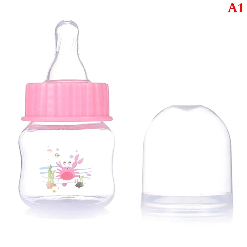 50ML Baby Newborn Mini Portable Feeding Nursing Bottle BPA Free Safe Infant Nursing Nipple Care Feeder Fruit Juice Milk Bottles