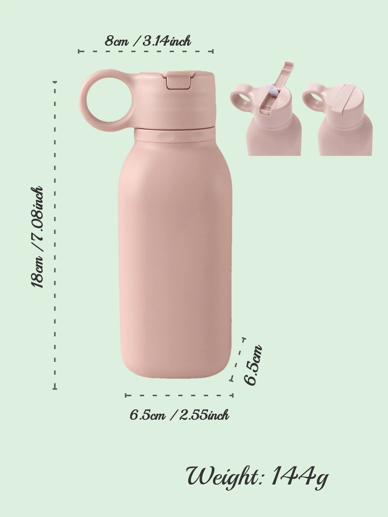 1 pc 450ml Baby Sippy Cup Silicone Flip Lid Water Bottle  Portable Toddler Sports baby tableware