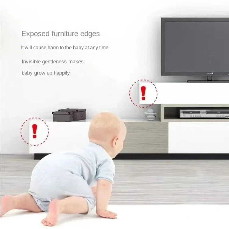 16Pcs Soft and Durable Rubber Corner Protectors Safe from Table Corners child safety Edge Protection Cover